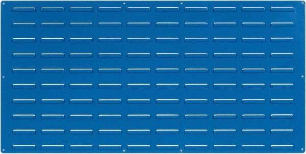 Triton - 48" Wide x 24" High, Blue Louvered Bin Panel - Use with LocBin - USA Tool & Supply
