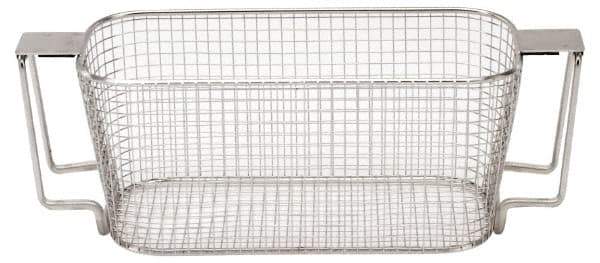 CREST ULTRASONIC - Stainless Steel Parts Washer Basket - Use with Ultrasonic Cleaners - USA Tool & Supply
