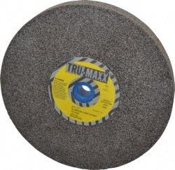 Tru-Maxx - 46 Grit Aluminum Oxide Bench & Pedestal Grinding Wheel - 8" Diam x 1" Hole x 1" Thick, 3600 Max RPM, O Hardness, Coarse Grade , Vitrified Bond - USA Tool & Supply