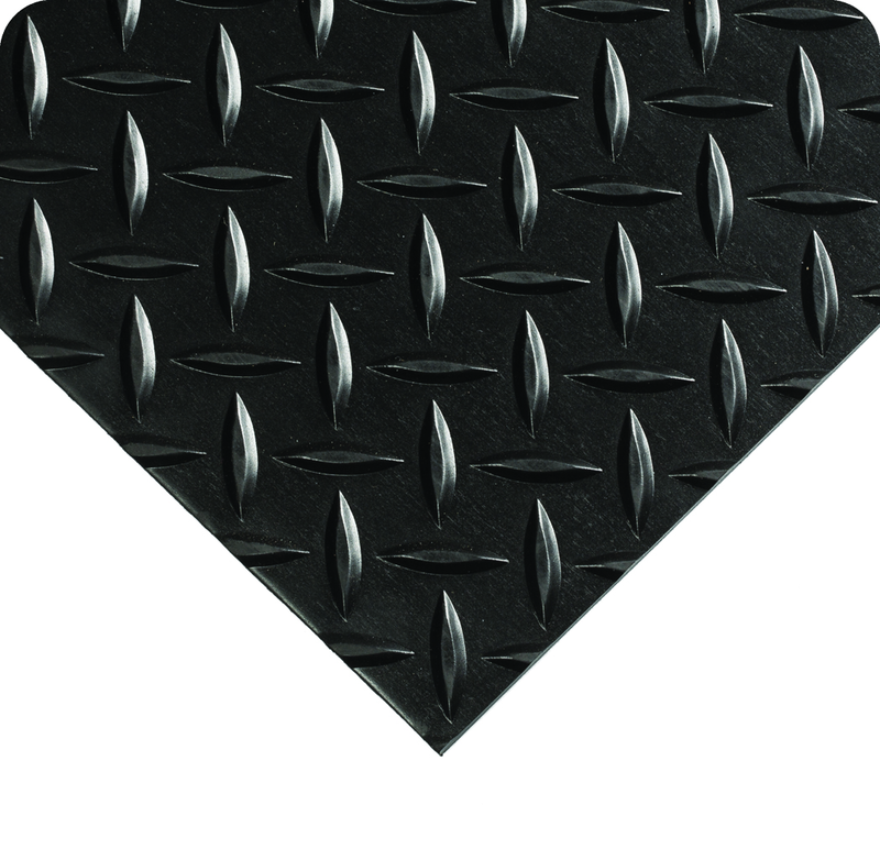 Diamond-Plate Switchboard 4' x 75' Work Mat - USA Tool & Supply