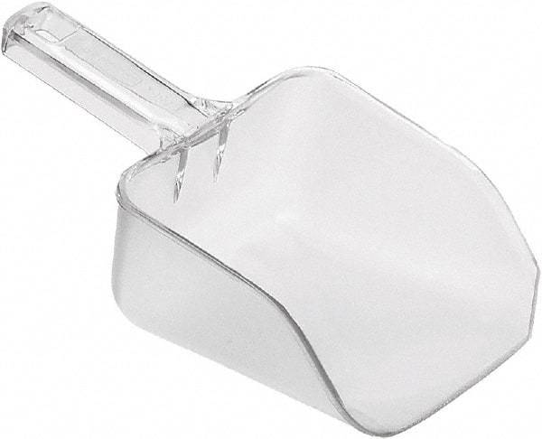 Rubbermaid - 32 oz Clear Polycarbonate Flat Bottom Scoop - USA Tool & Supply
