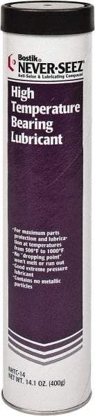 Bostik - 14 oz Cartridge Graphite High Temperature Grease - Black, High Temperature, 1000°F Max Temp, NLGIG 1/2, - USA Tool & Supply