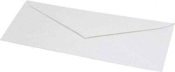 UNIVERSAL - 9-1/2" Long x 4-1/8" Wide Gummed Flap Plain White Envelope - 24 Lb Paper Weight - USA Tool & Supply
