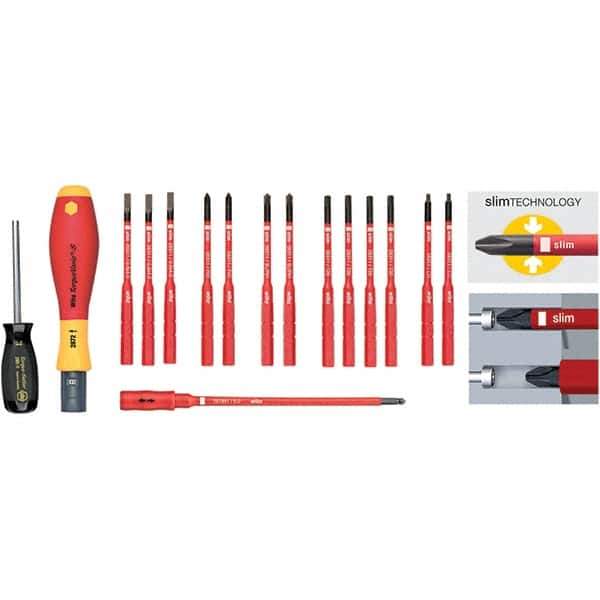 Wiha - Multi-Bit Screwdriver - Phillips & Torx Tip - USA Tool & Supply