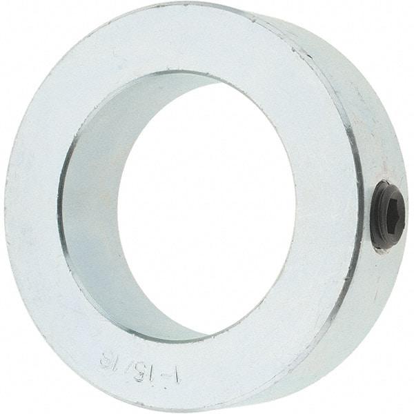 Value Collection - 1-15/16" Bore, Steel, Set Screw Shaft Collar - 3" Outside Diam, 7/8" Wide - USA Tool & Supply