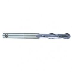 12mm Dia. - 75mm OAL - Diamond CBD - Ball End SE EM - 2 FL - USA Tool & Supply