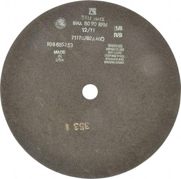 Tru-Maxx - 12" 46 Grit Aluminum Oxide Cutoff Wheel - 1/8" Thick, 1" Arbor, 3,024 Max RPM, Use with Stationary Tools - USA Tool & Supply