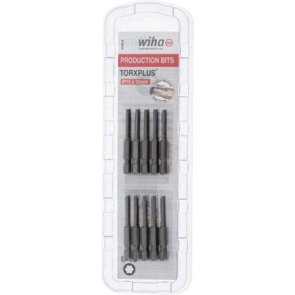 Wiha - 15IP Power Bit - 2" OAL - USA Tool & Supply
