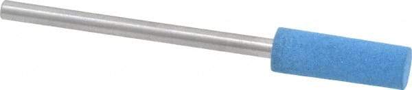 Value Collection - 5mm Max Diam x 15mm Long, Cylinder, Rubberized Point - Medium Grade, Ceramic, Mounted - USA Tool & Supply