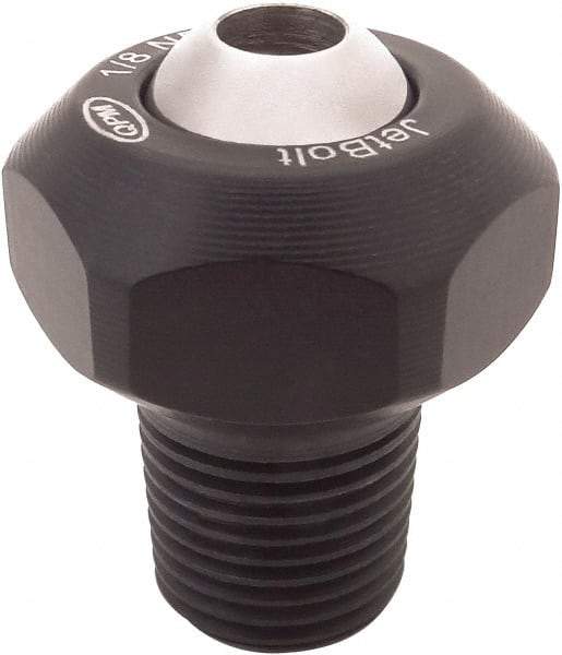 QPM Products - 3/16" Hose Inside Diam, Coolant Hose Nozzle - NPT, for Use with CNC Lathes - USA Tool & Supply
