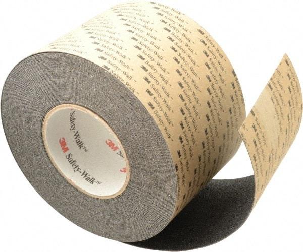 3M - Black Solid Color Anti-Slip Vinyl Tape - 4" Wide x 60' Long - USA Tool & Supply