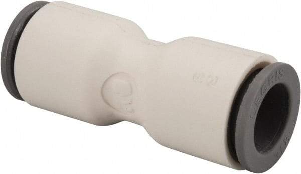 Parker - 3/8" OD, Bio-Sourced Nylon 11 Push-to-Connect Union - 190 Max psi, White - USA Tool & Supply