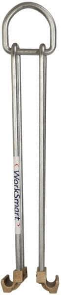 Value Collection - 750 Lb Load Capacity, 750 Gal Horizontal Drum Sling - Brass Wheels - USA Tool & Supply