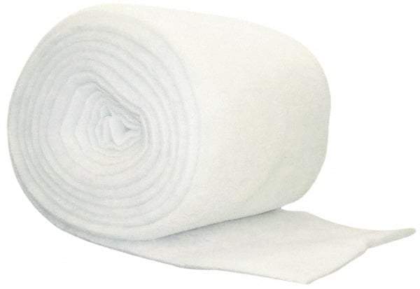 Made in USA - 20" High x 25" Wide x 5/8" Deep, Polyester Air Filter Paint Arrestor Media Pad - MERV 4, 520 CFM, 99.52% Capture Efficiency, 99.52 Arrestance Efficiency, 150 Max FPM, 175°F Max, Use with Paint Booth Overspray - USA Tool & Supply