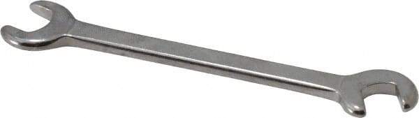 Blackhawk by Proto - 5/16" x 9/32" Standard Ignition Open End Wrench - 3-1/2" OAL, Double End, Satin Finish, 15° & 60° Head Angle - USA Tool & Supply