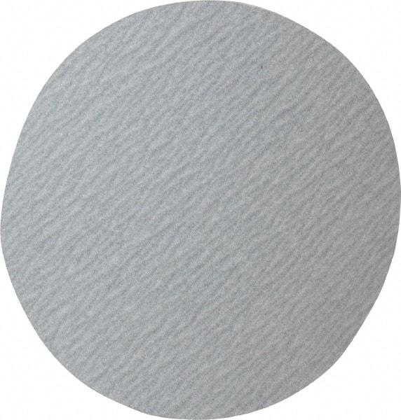 Made in USA - 5" Diam, 220 Grit, Silicon Carbide Hook & Loop Disc - Very Fine Grade, Coated, B Weight Paper Backing, - USA Tool & Supply