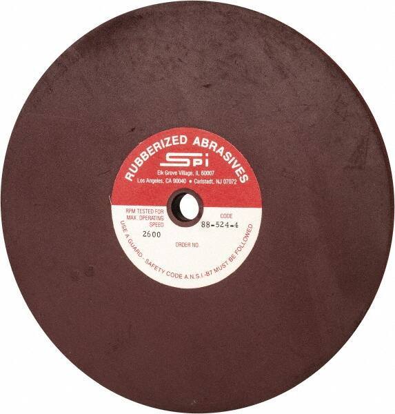 Made in USA - 8" Diam x 1/2" Hole x 1/2" Thick, 120 Grit Surface Grinding Wheel - Aluminum Oxide/Silicon Carbide Blend, Fine Grade, 2,600 Max RPM - USA Tool & Supply