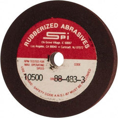 Made in USA - 2" Diam x 1/4" Hole x 1/4" Thick, 120 Grit Surface Grinding Wheel - Aluminum Oxide/Silicon Carbide Blend, Fine Grade, 10,500 Max RPM - USA Tool & Supply