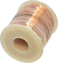 Made in USA - 22 Gage, 0.0253" Diameter x 501' Long, Bare, Copper Bus Bar Wire - Pure Copper (ASTM B3) - USA Tool & Supply