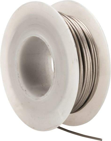 Made in USA - 18 Gage, 0.0403 Inch Diameter x 25 Ft. Long, Nickel Chromium Wire - Alloy 80/20, ASTM B344 - USA Tool & Supply