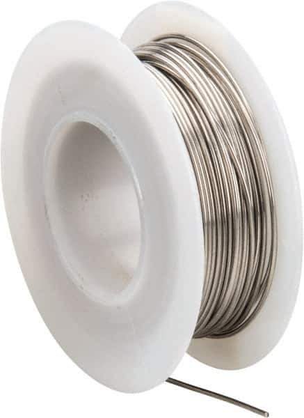 Made in USA - 20 Gage, 0.032 Inch Diameter x 39 Ft. Long, Nickel Chromium Wire - Alloy 80/20, ASTM B344 - USA Tool & Supply