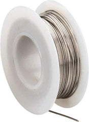 Made in USA - 20 Gage, 0.032 Inch Diameter x 39 Ft. Long, Nickel Chromium Wire - Alloy 80/20, ASTM B344 - USA Tool & Supply