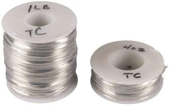 Made in USA - 16 Gage, 0.0508 Inch Diameter x 16 Ft. Long, Nickel Chromium Wire - Alloy 80/20, ASTM B344 - USA Tool & Supply