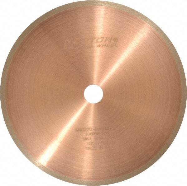 Norton - 5" Diam x 1/2" Hole, 220 Grit Surface Grinding Wheel - Diamond, Type 1A1R, Fine Grade - USA Tool & Supply