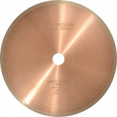 Norton - 5" Diam x 1/2" Hole, 220 Grit Surface Grinding Wheel - Diamond, Type 1A1R, Fine Grade - USA Tool & Supply