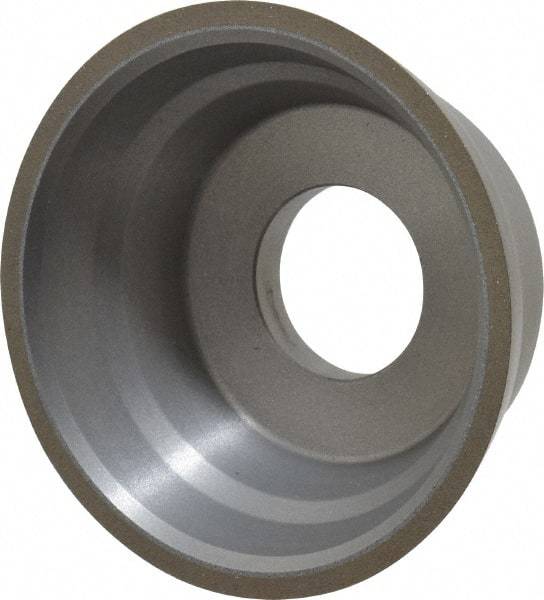 Norton - 3-3/4" Diam, 1-1/4" Hole Size, 1-1/2" Overall Thickness, 150 Grit, Type 11 Tool & Cutter Grinding Wheel - Very Fine Grade, Diamond, Resinoid Bond - USA Tool & Supply