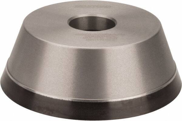 Norton - 5" Diam, 1-1/4" Hole Size, 1-3/4" Overall Thickness, 150 Grit, Type 11 Tool & Cutter Grinding Wheel - Very Fine Grade, Diamond, Resinoid Bond - USA Tool & Supply