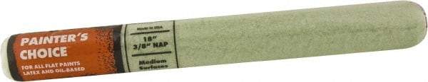 Wooster Brush - 3/8" Nap, 18" Wide Paint Roller - Medium Texture, Synthetic Knit - USA Tool & Supply