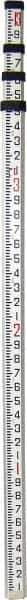 Johnson Level & Tool - Optical Level Aluminum Grade Rod - 4 Sections, 13 Ft. Overall Length - USA Tool & Supply