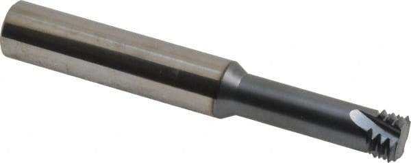 Carmex - M16x2.00 Thread, 1/2" Shank Diam, TiAlN Coating, Solid Carbide Straight Flute Thread Mill - 4 Flutes, 3-1/2" OAL - USA Tool & Supply