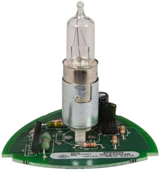 Edwards Signaling - Halogen Lamp, Clear, Flashing, Stackable Tower Light Module - 120 VAC, 0.11 Amp, IP54, IP65 Ingress Rating, 3R, 4X NEMA Rated, Panel Mount, Pipe Mount - USA Tool & Supply