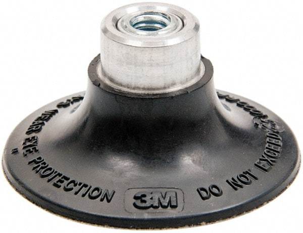 3M - 2" Diam Quick-Change Type P Disc Backing Pad - Medium Density, 25,000 RPM, Roloc TP Compatible - USA Tool & Supply