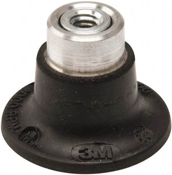 3M - 1-1/2" Diam Quick-Change Type S Disc Backing Pad - Medium Density, 30,000 RPM, Roloc TS Compatible - USA Tool & Supply