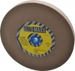Tru-Maxx - 120 Grit Aluminum Oxide Bench & Pedestal Grinding Wheel - 10" Diam x 1-1/4" Hole x 1" Thick, 3250 Max RPM, P Hardness, Fine Grade , Vitrified Bond - USA Tool & Supply