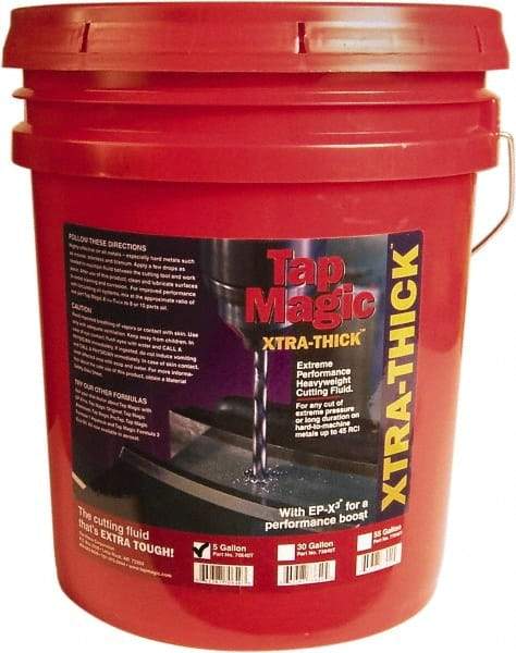 Tap Magic - Tap Magic Xtra-Thick, 5 Gal Pail Cutting Fluid - Semisynthetic - USA Tool & Supply