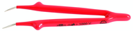 6" OAL INSULATED TWEEZERS ANGLED - USA Tool & Supply