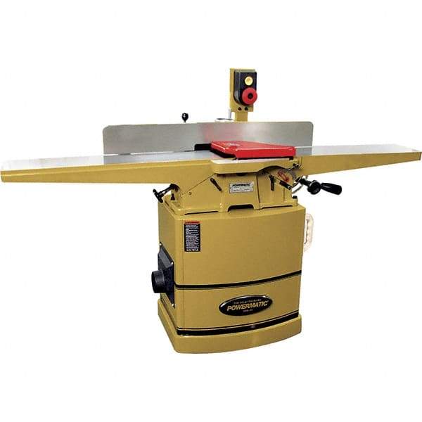 Jet - 7,000 RPM, 8" Cutting Width, 1/2" Cutting Depth, Jointer - 4-3/4" Fence Height, 38" Fence Length, 2 hp - USA Tool & Supply