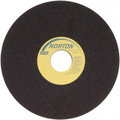 Norton - 7" 60 Grit Aluminum Oxide Cutoff Wheel - 3/32" Thick, 1-1/4" Arbor, 6,550 Max RPM, Use with Stationary Grinders - USA Tool & Supply