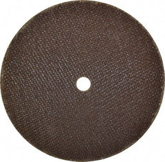 Norton - 6" 60 Grit Aluminum Oxide Cutoff Wheel - 0.035" Thick, 1/2" Arbor, 10,190 Max RPM, Use with Die Grinders - USA Tool & Supply