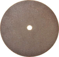 Norton - 6" 60 Grit Aluminum Oxide Cutoff Wheel - 0.06" Thick, 1/2" Arbor, 10,190 Max RPM, Use with Die Grinders - USA Tool & Supply