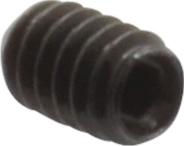 Camcar - #2-56 UNC, 1/8" OAL, Cup Point Set Screw - Grade ASTM F912 Steel, 0.035" Key - USA Tool & Supply