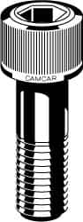 Camcar - 1/4-20 UNC Hex Socket Cap Screw - USA Tool & Supply