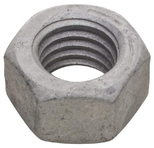 Armor Coat - 3/4-10 UNC Steel Right Hand Hex Nut - 1-1/8" Across Flats, 41/64" High, Armor Coat Finish - USA Tool & Supply