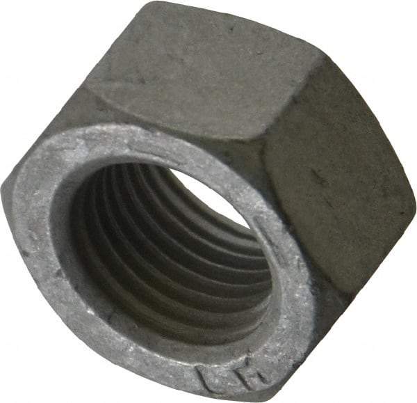 Armor Coat - 1/2-20 UNF Steel Right Hand Hex Nut - 3/4" Across Flats, 7/16" High, Armor Coat Finish - USA Tool & Supply