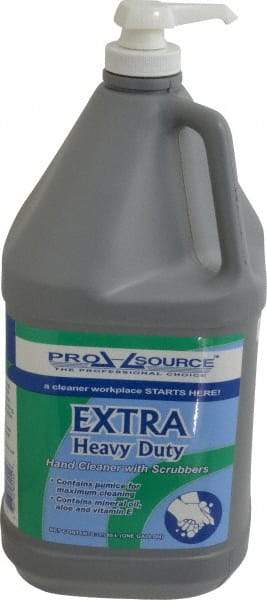 PRO-SOURCE - 1 Gal Pump Bottle Liquid Hand Cleaner - Bright Green, Lemon Lime Scent - USA Tool & Supply