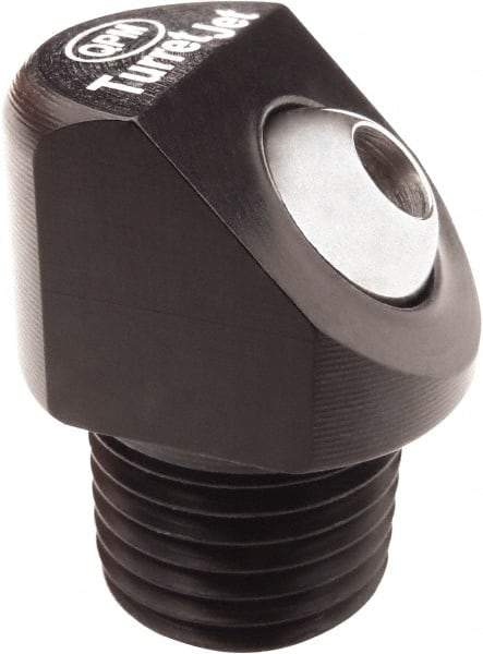 QPM Products - 5/16" Hose Inside Diam, Coolant Hose Nozzle - NPT, for Use with CNC Lathes - USA Tool & Supply